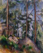 Paul Cezanne Pines and Rocks Spain oil painting artist